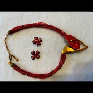 Chico’s necklace and earrings